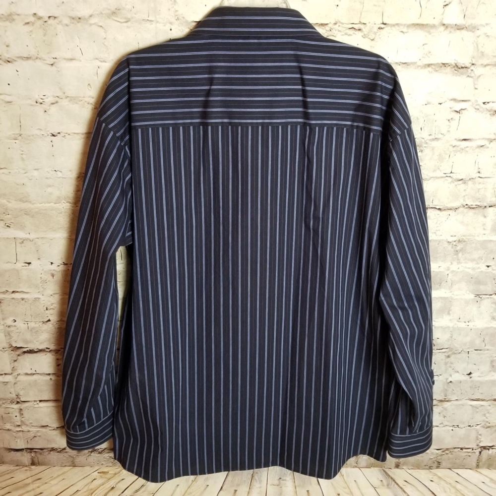 Kenneth Cole Reaction Striped Dress Shirt - Picture 6 of 8